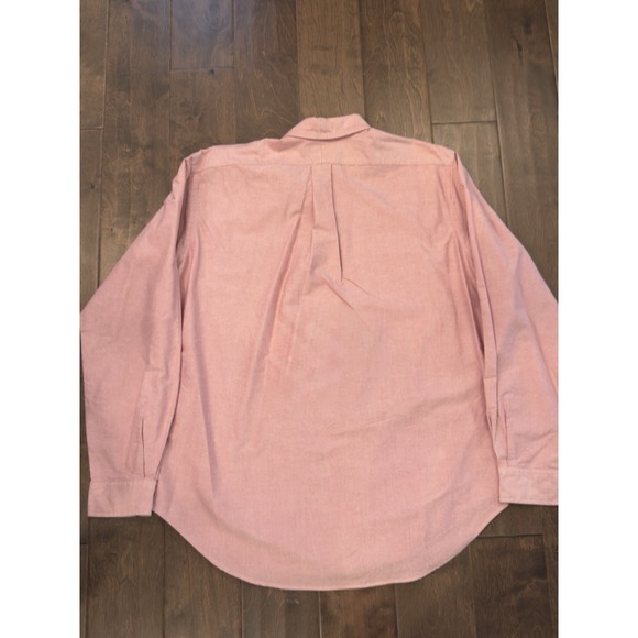 Ralph Lauren Shirt Mens Size XL Red Button Up Oxford Flesh Pony Classic Fit‎ L/S - Picture 7 of 7